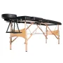 Bærbar massage tabel 24 "W, 2 foldning letvægtsmassagebord