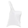 50stk hvid stretch spandex foldestolafdækning, universel