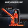 Hydraulisk tå Jack, 2,5 ton på tå tå Jack Lift, 5 ton på Top