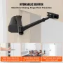 Door Closer, Automatic Door Closer Commercial or Residential Use for Door Weights 45 kg, Adjustable Size Hydraulic Buffer Door C