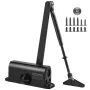 Door Closer, Automatic Door Closer Commercial or Residential Use for Door Weights 45 kg, Adjustable Size Hydraulic Buffer Door C