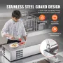 Bordplade kølet salat pizza prep station 140 W rustfrit vagt CE