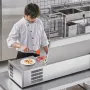 Bordplade kølet salat pizza prep station 140 W rustfrit vagt CE