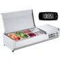 Bordplade kølet salat pizza prep station 140 W rustfrit vagt CE
