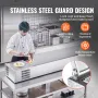 Bordplade kølet salat pizza prep station 155 W rustfrit vagt CE