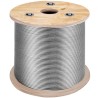 3/16 tommer 7x19 rustfrit stål fly kabelrulle 500ft rustfrit stålkabel T304 Wire Rope Winch Cable Replacement (T304)