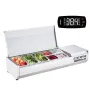 Bordplade kølet salat pizza prep station 150 W rustfrit vagt CE