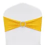Stretch Spandex Chair Sashes, Chair Slipcover and Stretch Chair Sash with Round Buckle, Elastic Chair Bands, Fitting Wedding, Ho