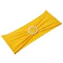 100 stk gyldne gule, stretch spandex stol rash, stol slipcover