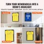 Jersey Display Frame Case, 24 x 32 x 1.5 in/61 x 81.3 x 3.8 cm, Large Lockable Sport Jersey Shadow Box with 98% UV Protection PC