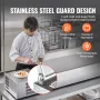 Bordplade kølet salat pizza prep station 165 W rustfrit vagt CE