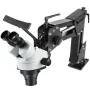 Micro Inlaid Mirror Multi-directional Micro-setting Microscope 76mm Lens Spring Bracket Jewelry Tools 7X-4.5X