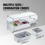 Bordplade kølet salat pizza prep station 140 W glasvagt CE