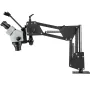 Micro Inlaid Mirror Multi-directional Micro-setting Microscope 76mm Lens Spring Bracket Jewelry Tools 7X-4.5X