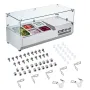 Bordplade kølet salat pizza prep station 140 W glasvagt CE