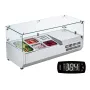 Bordplade kølet salat pizza prep station 140 W glasvagt CE