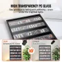 35 Graded Sports Card Display Case, 24.3x30.5x2.1 in, Baseball