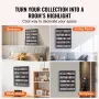 35 Graded Sports Card Display Case, 24.3x30.5x2.1 in/61.7x77.5x5.3 cm, Baseball Card Display Frame with 98% UV Protection Clear 