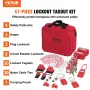 Elektrisk lockout -tagout -kit, 47 pcs Safety Loto Kit