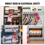 Elektrisk lockout -tagout -kit, 47 pcs Safety Loto Kit