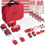 Elektrisk lockout -tagout -kit, 47 pcs Safety Loto Kit