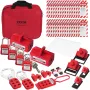 Elektrisk lockout -tagout -kit, 47 pcs Safety Loto Kit