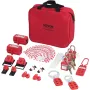 Elektrisk lockout -tagout -kit, 47 pcs Safety Loto Kit