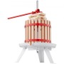 Fruit Wine Press, 3.2 Gallon/12L, Solid Wood Basket with 6 Blocks, Manual Juice Maker, Cider Apple Grape Tincture Vegetables