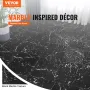 Self Adhesive Vinyl Floor Tiles 12 x 12 inch, 50 Tiles 1.5mm Thick Peel & Stick, Black Marble Texture DIY Flooring for Kitchen, 