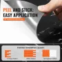 Self Adhesive Vinyl Floor Tiles 12 x 12 inch, 50 Tiles 1.5mm Thick Peel & Stick, Black Marble Texture DIY Flooring for Kitchen, 