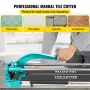31 Inch/800mm Tile Cutter Double Rails & Brackets Manual Tile Cutter 3/5 in Cap with Precise Laser Manual Tile Cutter Tools for 