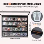 36 Graded Sports Card Display Case, 30.5x24.3x2.1 in, Baseball
