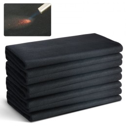 Carbon Felt svejsetæppe 4 -pakke, 37 "x 36" flammehæmmende svejsningstæppe, op til 1800 ° F varmebestandigt tæppe sæt,