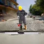 Gas Concrete Power Screed, 6ft/8ft/11ft Aluminum Board Straight Edge Bar Set, 4 Stroke Cement Finishing Vibrating Motor with Hei