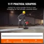 Gas Concrete Power Screed, with 3370mm Aluminum Board Straight Edge Bar Set, 4 Stroke Cement Finishing Vibrating Motor with Heig