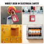 Lockout Tagout Locks Set, 10 pcs Red Safety Lockout hængelåser