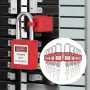 Lockout Tagout Locks Set, 10 pcs Red Safety Lockout hængelåser