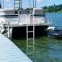 Dockstige, aftagelige 4 trin, 500 lbs belastningskapacitet