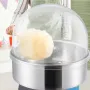 Electric Cotton Candy Machine, 1000W Candy Floss Maker, Commercial Cotton Candy Machine with Cover, Stainless Steel Bowl, and Su