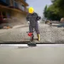 Gas Concrete Power Screed, with 2445mm Aluminum Board Straight Edge Bar Set, 4 Stroke Cement Finishing Vibrating Motor with Heig