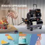 Airbrush Kit, Dual Fan Air Tank Compressor System Kit with 3.5L Air Storage Tank, Air Brush Set with 0.3 mm Tip Airbrush, Holder
