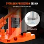 Hydraulic Toe Jack, 10 Ton On Toe Toe Jack Lift, 20 Ton On Top Lift Capacity Machine Jack, 1.2-7.5 in Toe Height, 12.6-18.9 in T