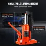Hydraulisk tå Jack, 5 ton på tå tå Jack Lift, 10 ton på Top