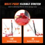 Auto Body Frame Straightener, 6 Ton Tension Car Frame Puller, Auto Body Frame Machine with Swivel Post, Hydraulic Foot Pump, Air