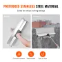 Drywall Skimming Kit, Handle + Fixator Smoothing Knife Accessory, Professional Skim Coat Tools For Drywall, Wipe/Drywall Knife, 