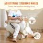 5 I 1 Rocking Horse for småbørn 1-3 år, baby gyngende hest med