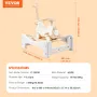 5 I 1 Rocking Horse for småbørn 1-3 år, baby gyngende hest med