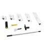 Drywall Skimming Blade Set, 7/10/14/16/24 in (17.8/25.4/35.6/40.6/61 cm)Skimming Blades + 34 - 81.6 in/86.4 - 207 cm Extension H