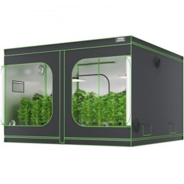 10x10 Grow Tent, 120'' x 120'' x 80'', High Reflective 600D Mylar Hydroponic Growing Tent with Observation Window, Tool Bag and