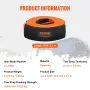 Tungt tarmstropgendannelse Kit 3 "x 30 ft (MBS-36.000 lbs)